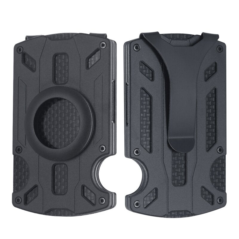 Men's Aluminum Alloy RFID Anti-theft Card Holder Metal Wallet