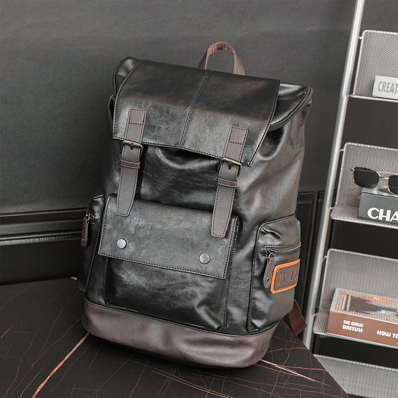 Men's Korean Casual Laptop Backpack Laptop Bag