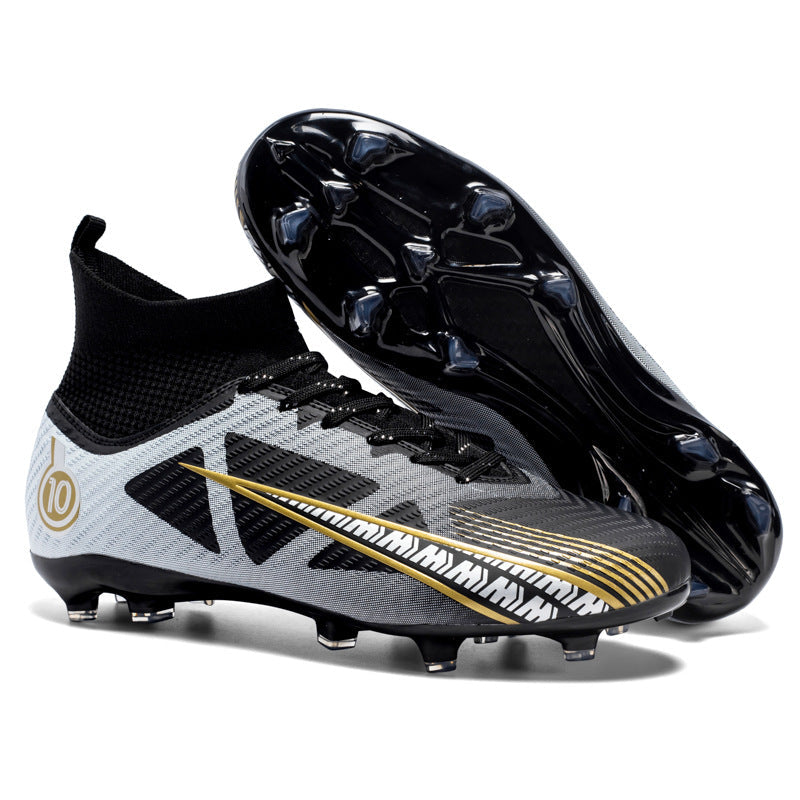 Men's High-Top AG Spike Soccer Shoes
