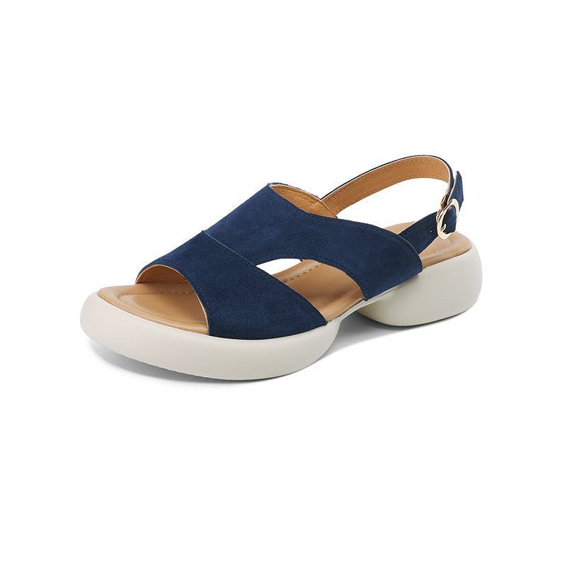 French Casual Fashion Strap Sandals