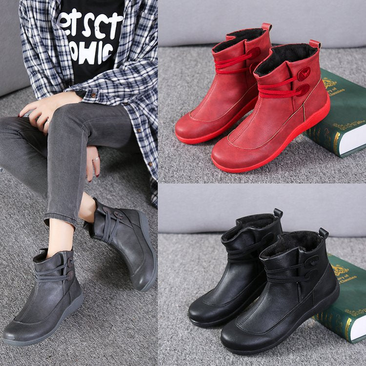British Style Retro Booties Boots