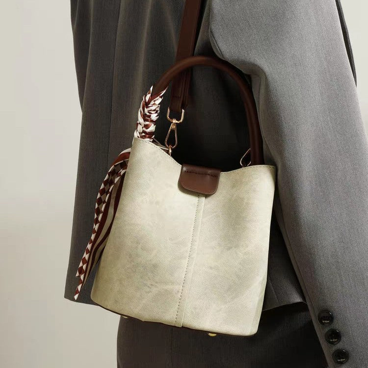 Women's Simple Portable Bucket Crossbody Bag