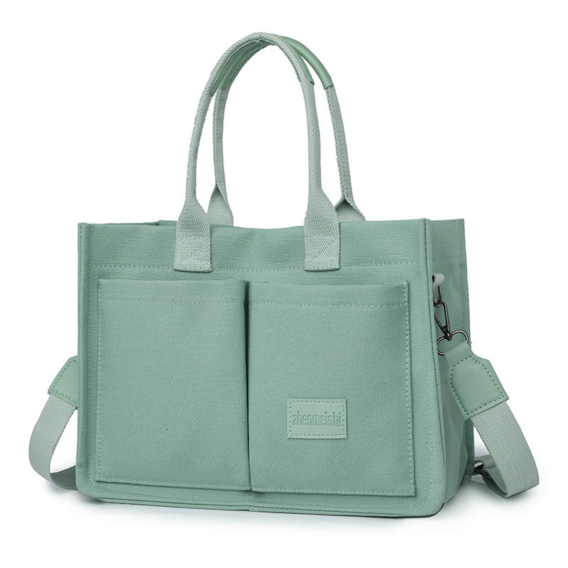 Women's Canvas Casual Crossbody Shopper Bag Crossbody Bag