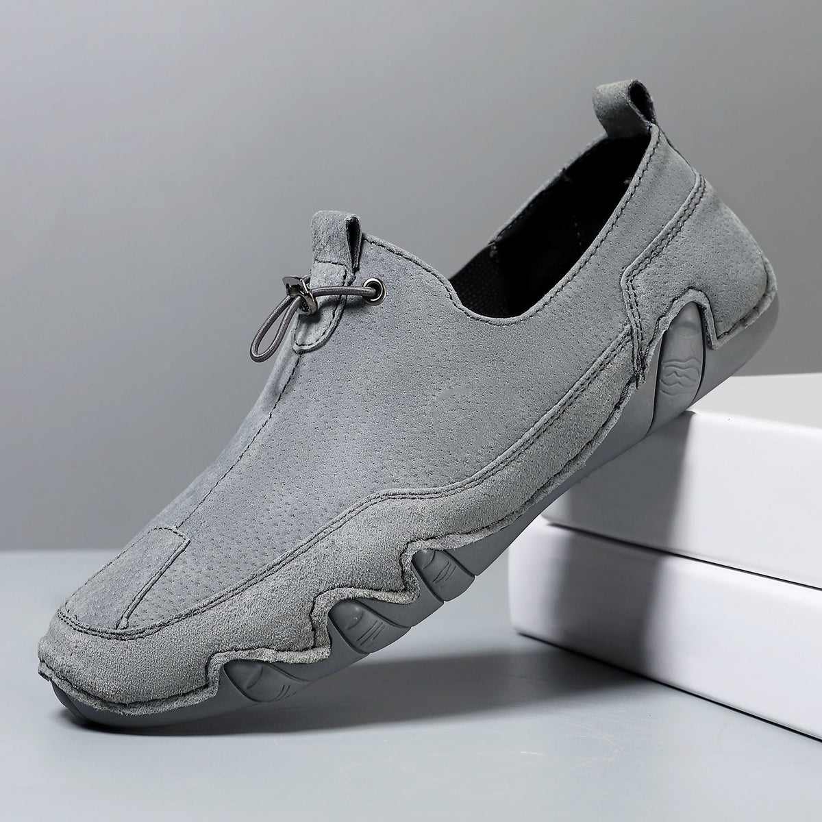 Men's Plus Size Genuine Leather Sports Shoes