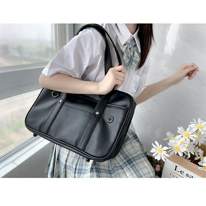 Women's One-Shoulder Student Commuter Handbag Travel Bag