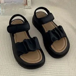 Women's Ruched Platform Sandals