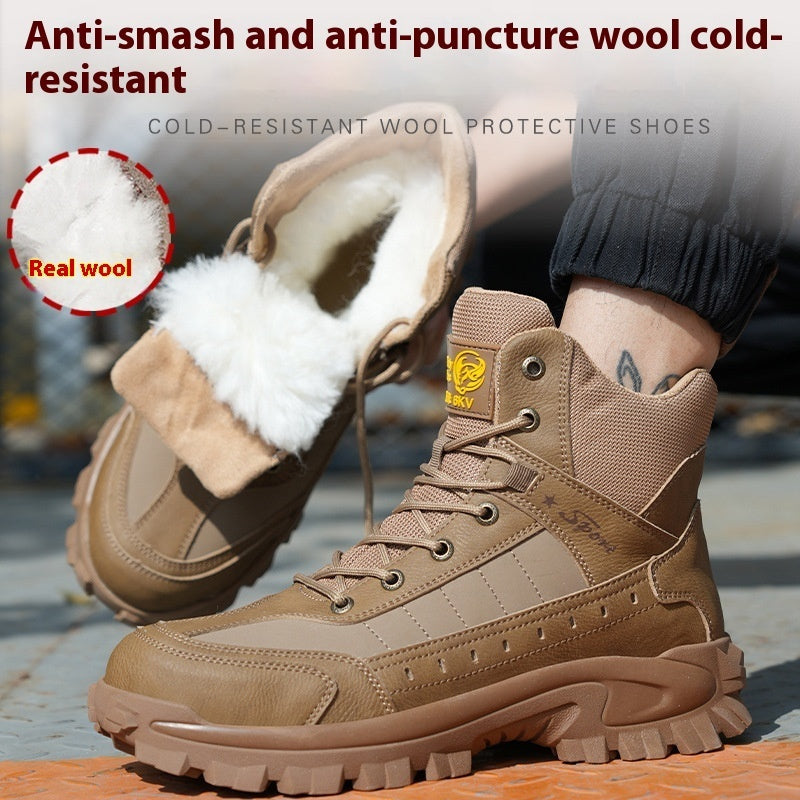 Men's Wool Protective Mid-Top Shoes