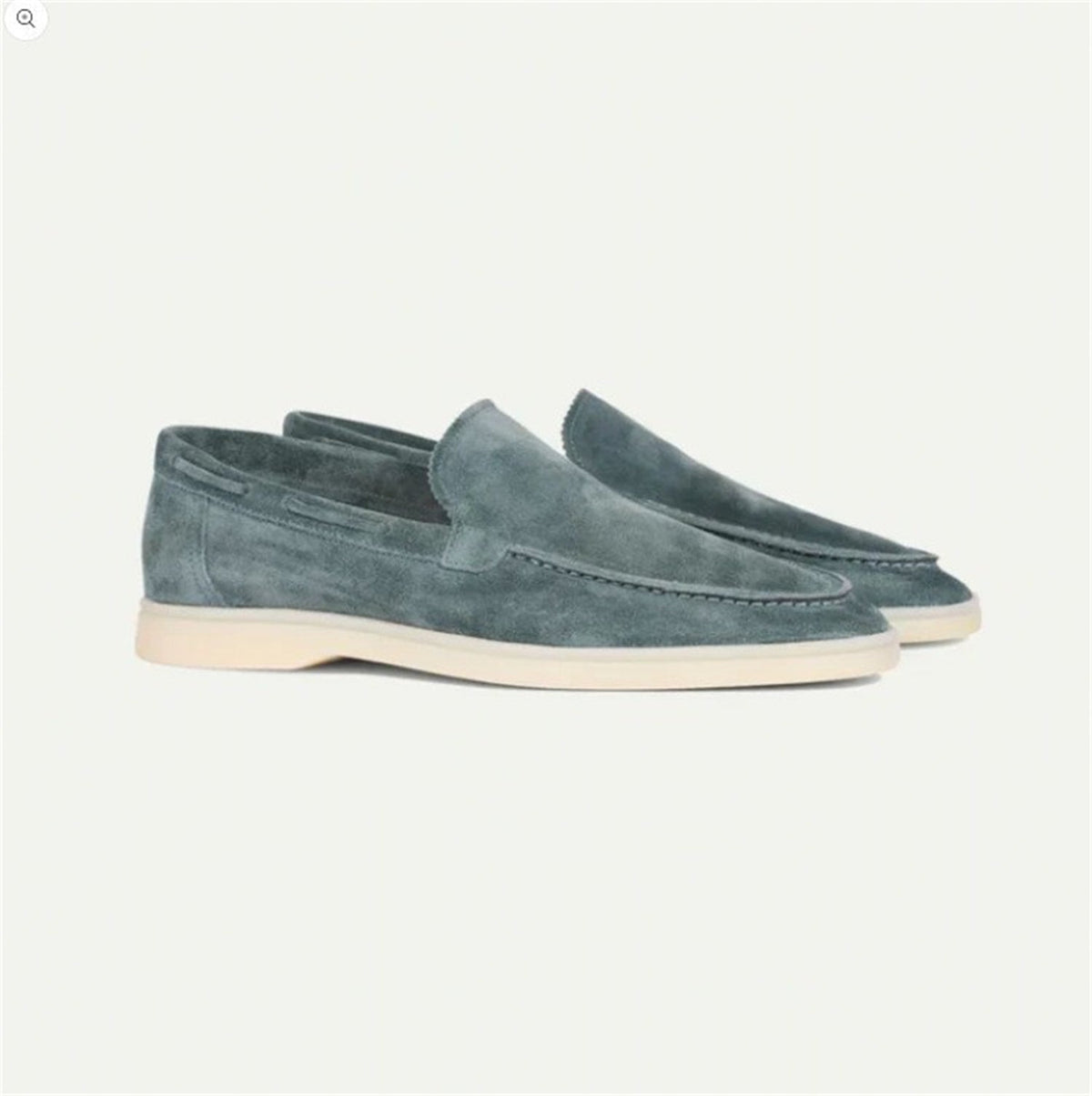 Frosted Suede Driving Flats