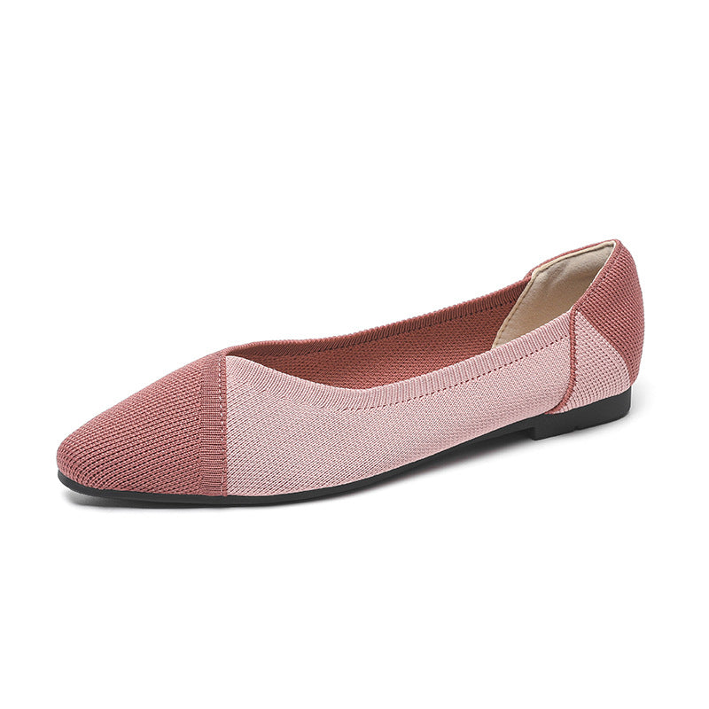 Women's Flying Woven Knitted Flats