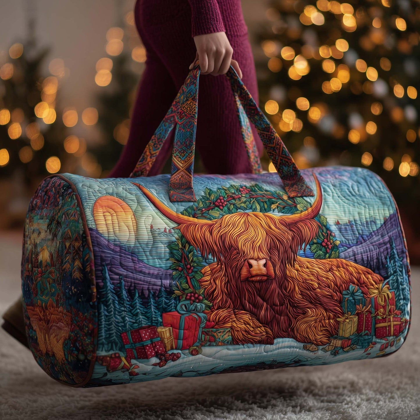 Short-Distance Handheld Quilted Travel Bag