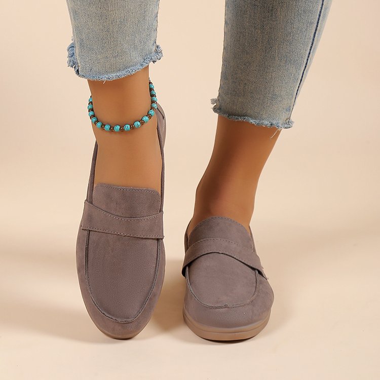 Casual Suede Loafer Flats