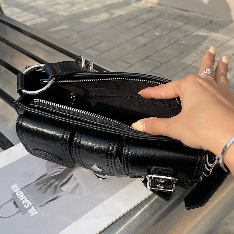 Women's Fashion Short Crossbody Baguette Bag Travel Bag