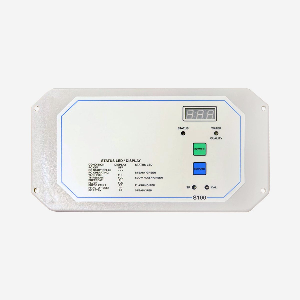 C-100 Reverse Osmosis System Control Panel