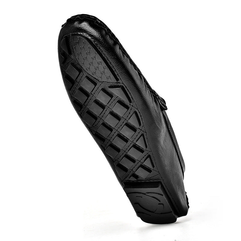 Men's British Style Cowhide Loafers