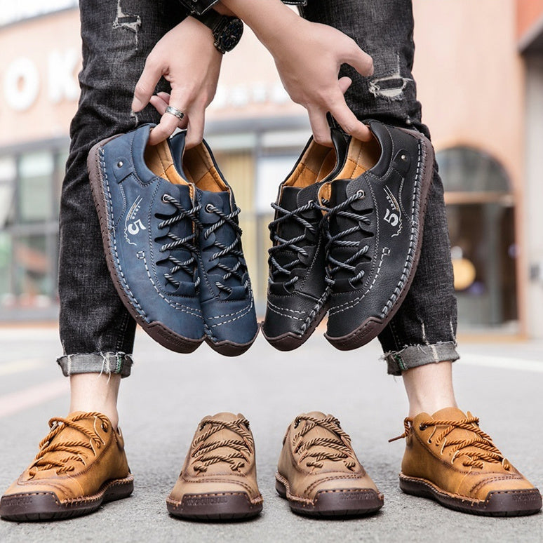 Men's Casual British Leather Flats