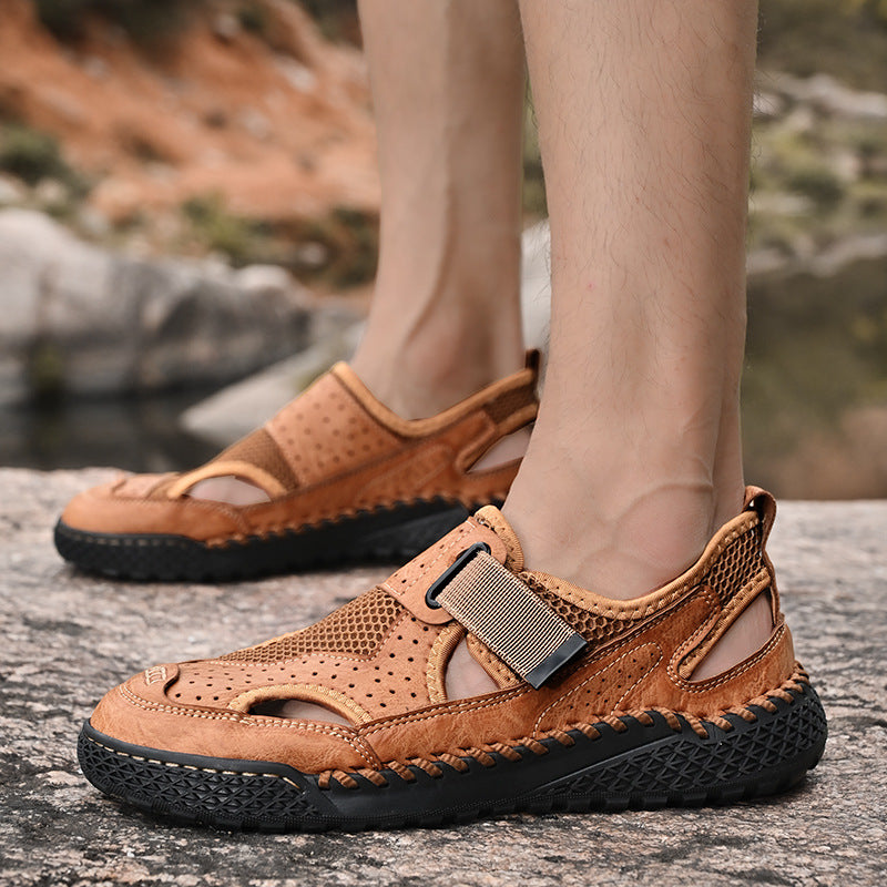 Men's Breathable Closed-Toe Sandals