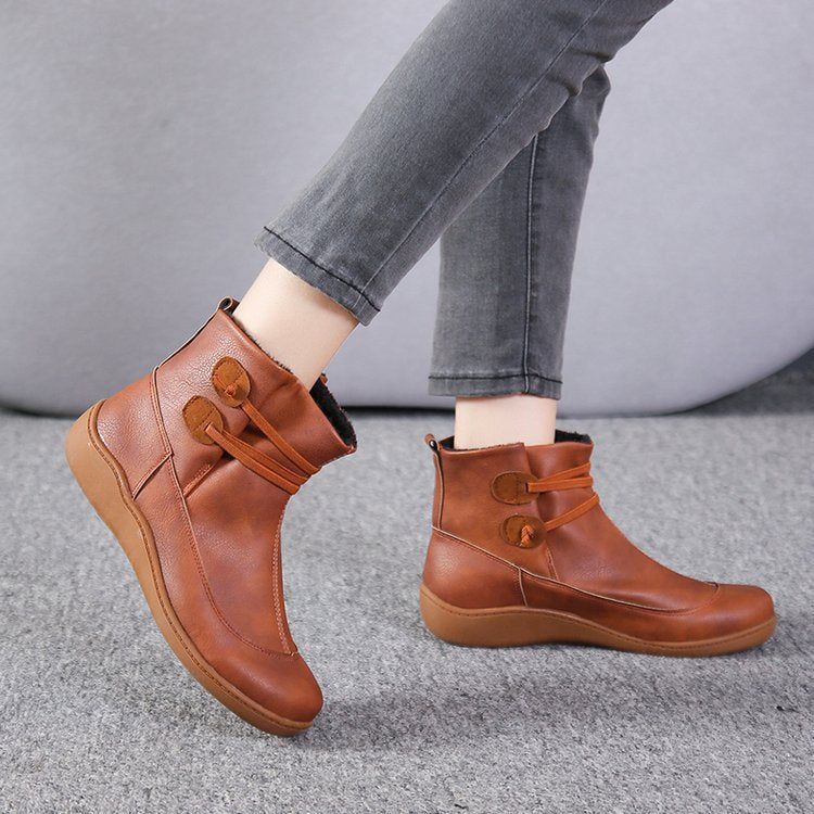 British Style Retro Booties Boots