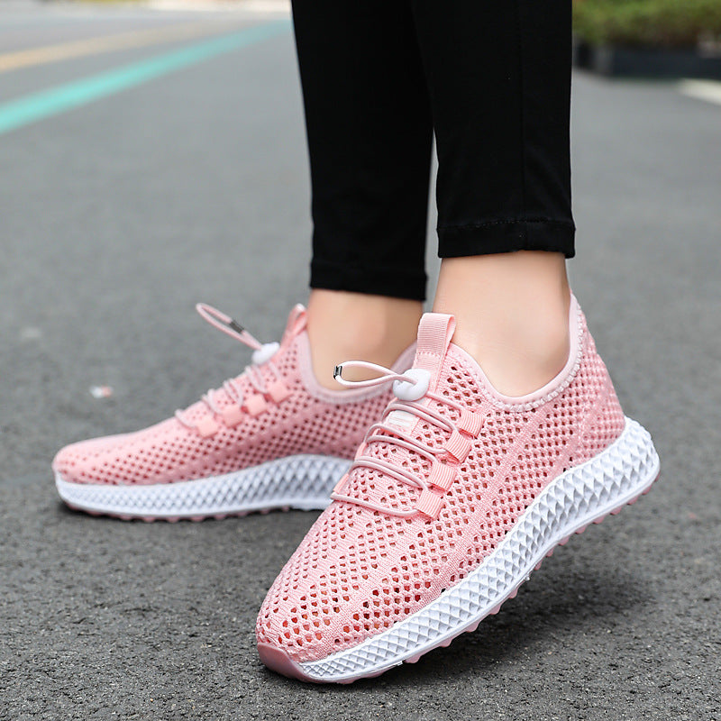 Hollow Sole Mesh Casual Sneakers