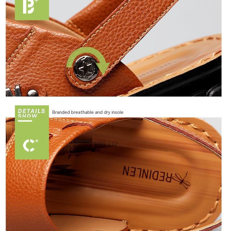 Men's First Layer Cowhide Sandals