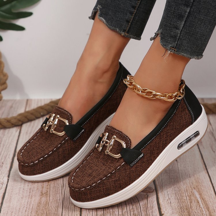 Women's Fly-kit Mesh Casual Heels