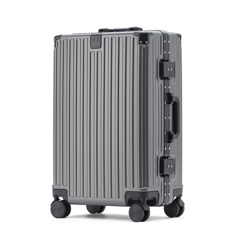 Unisex Aluminum Frame Solid Trolley Travel Case Travel Bag