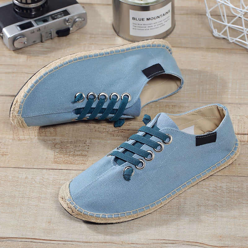Men's Lace-up Canvas Shoes