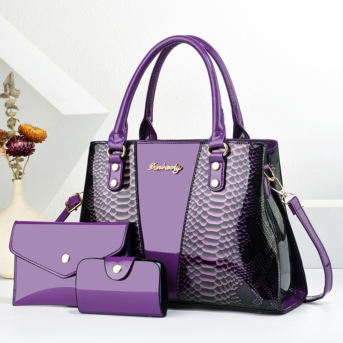 Large-Capacity Crossbody Tote Bag Set Crossbody Bag