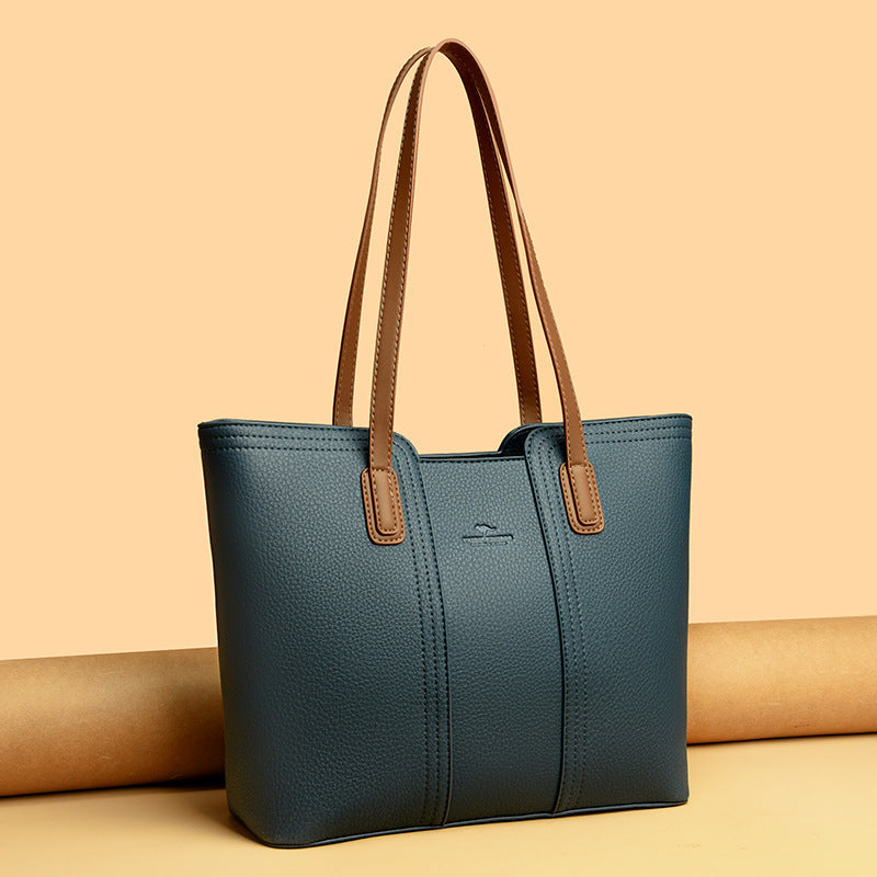 Women's Simple High-Capacity Waterproof Shoulder Bag Crossbody Bag