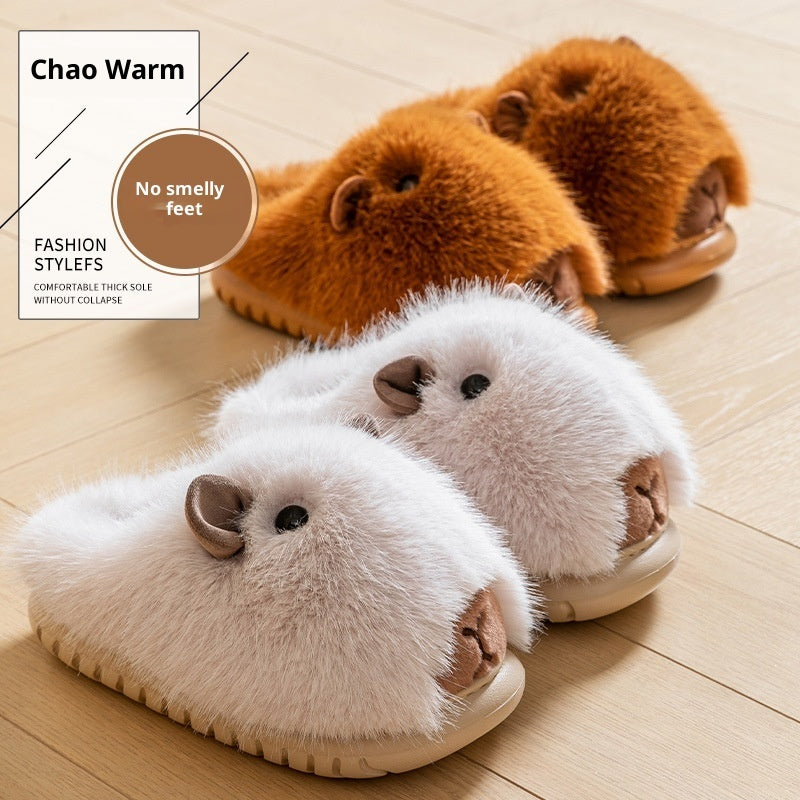 Women's Cartoon Plush Slippers