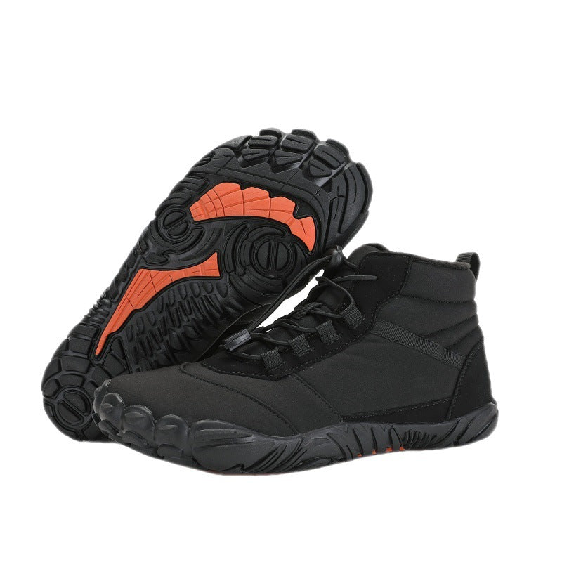Fleece-lined Waterproof Snow Boots