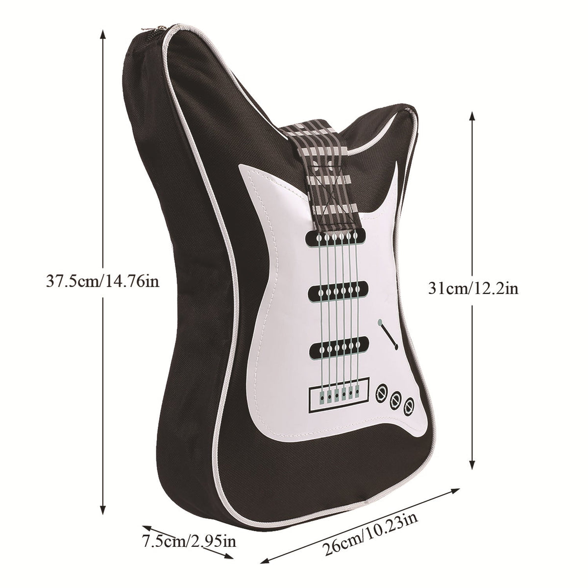 Women's Fashion Casual Guitar Shape Crossbody Bag