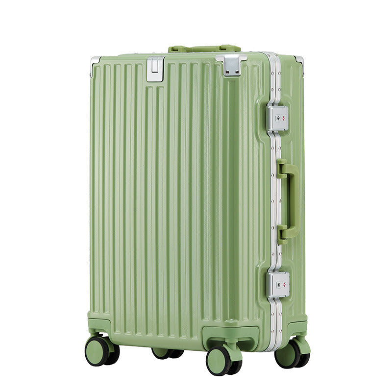 Unisex Aluminum Frame Solid Trolley Travel Case Travel Bag