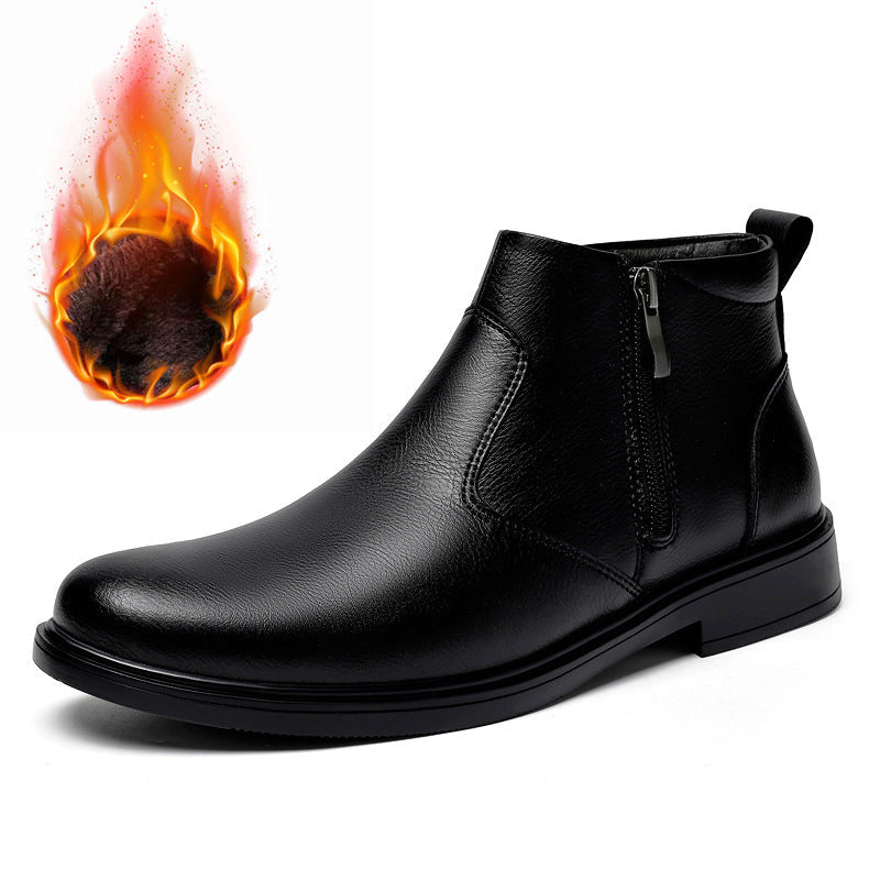Men's Cowhide Leather Martin Boots