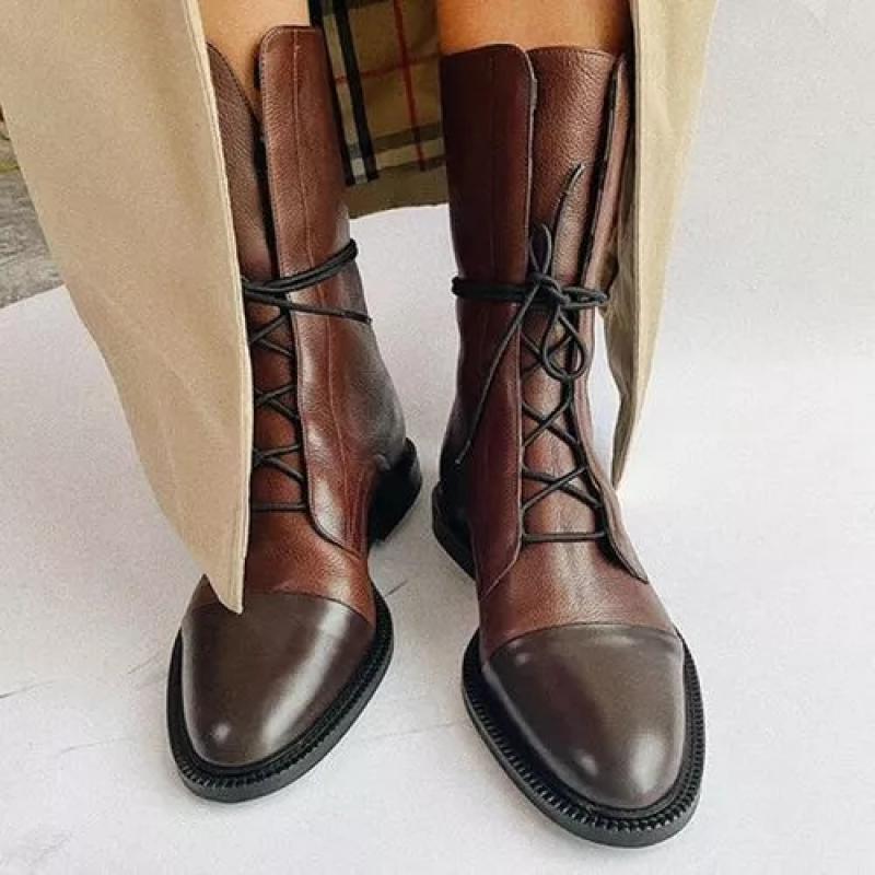 Martin Knee-High Lace-Up Boots