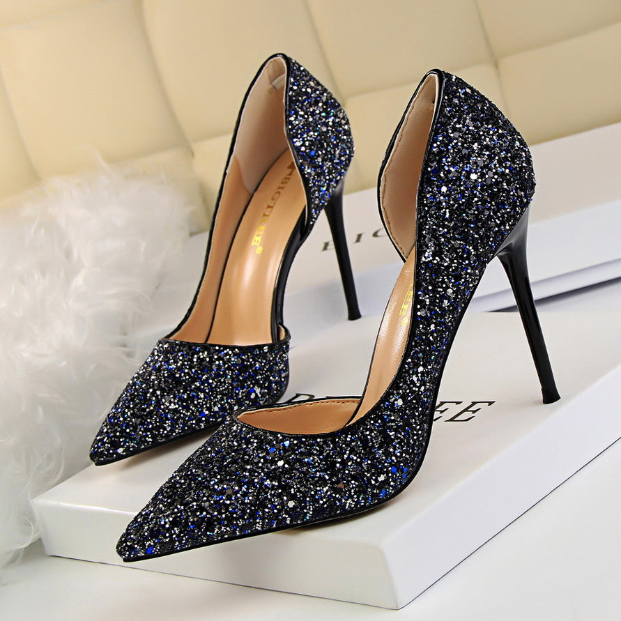 Women's Sequin Stiletto Heels