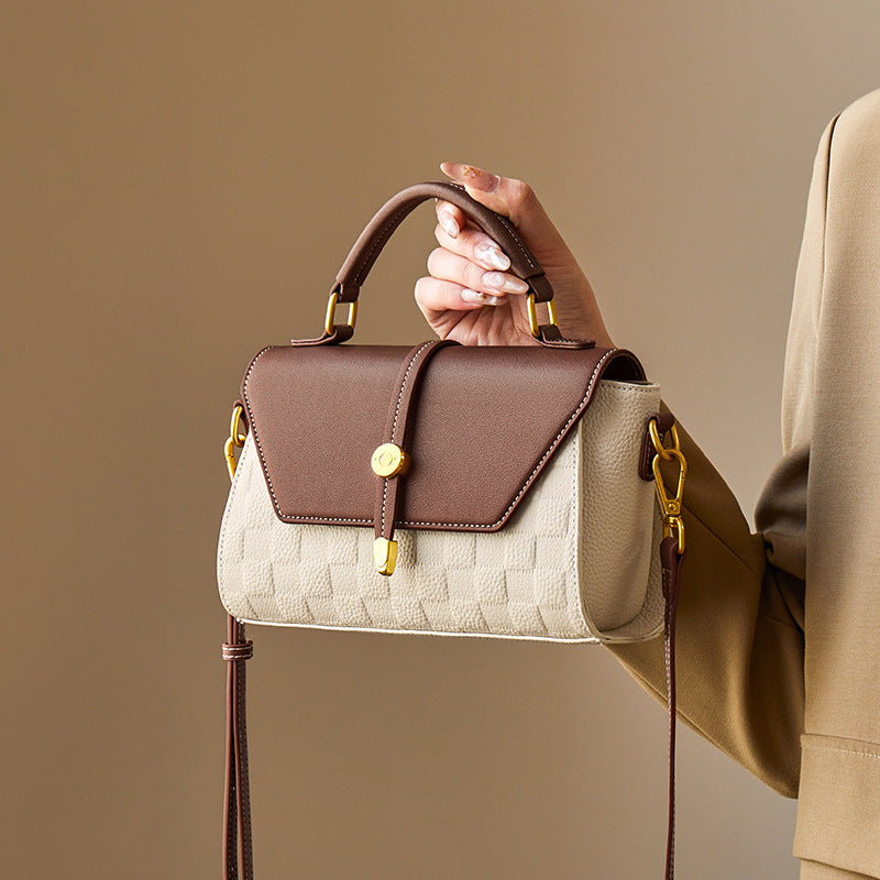 Light Luxury Premium Handbag Genuine Leather Crossbody Travel Crossbody Bag