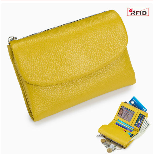 Women's Short Wallet with Soft Slouchy Shape
