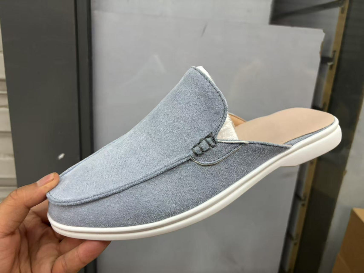 Men's Casual Suede Mule Slippers