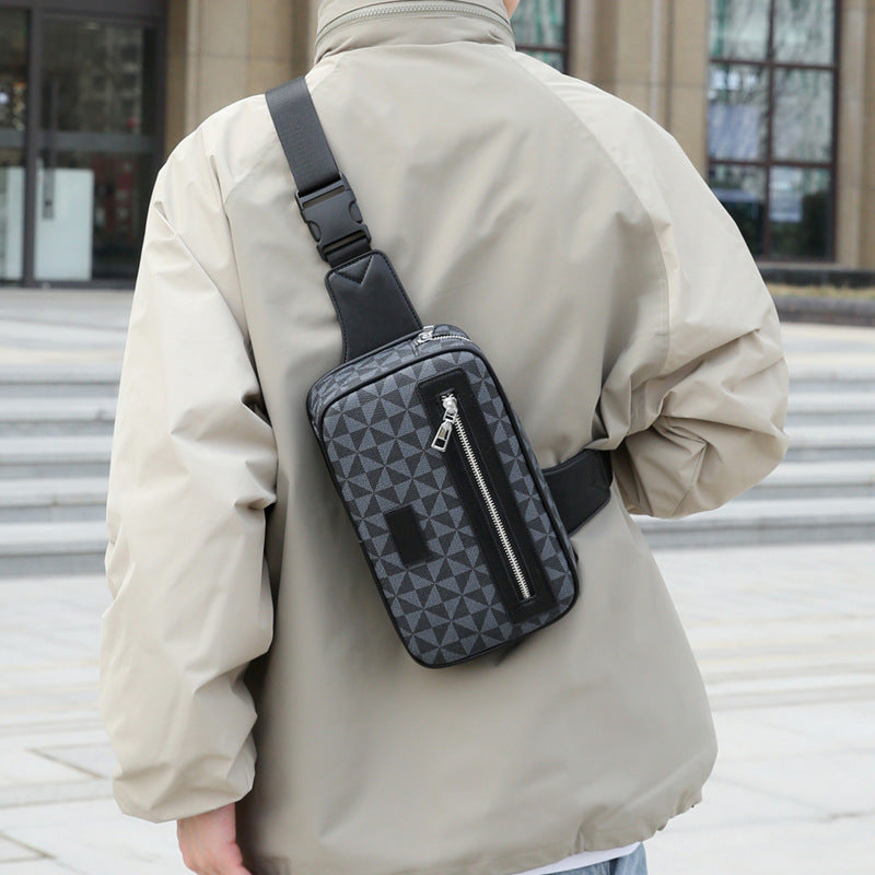 Men's Printed Crossbody Bag