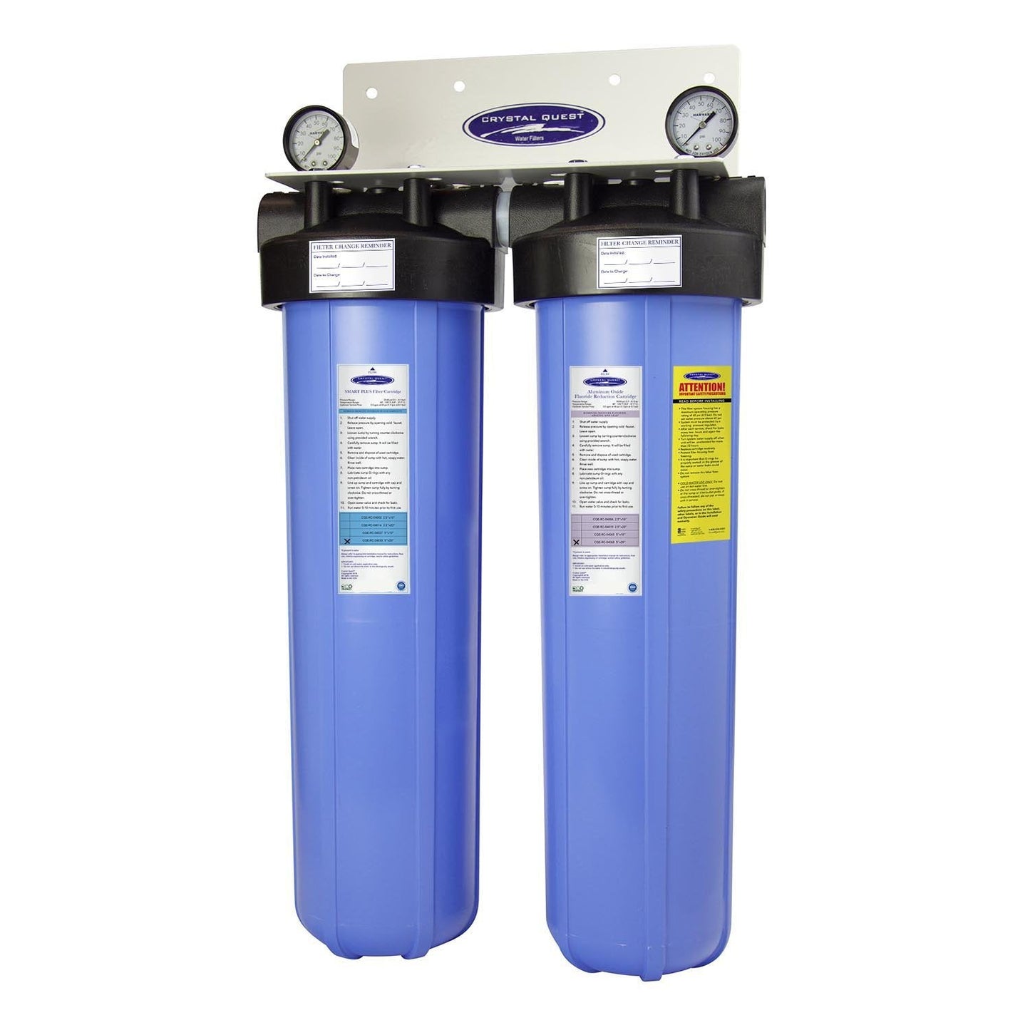 Big Blue Whole House Water Filter | Metal Removal (4-6 GPM | 1-2 people)