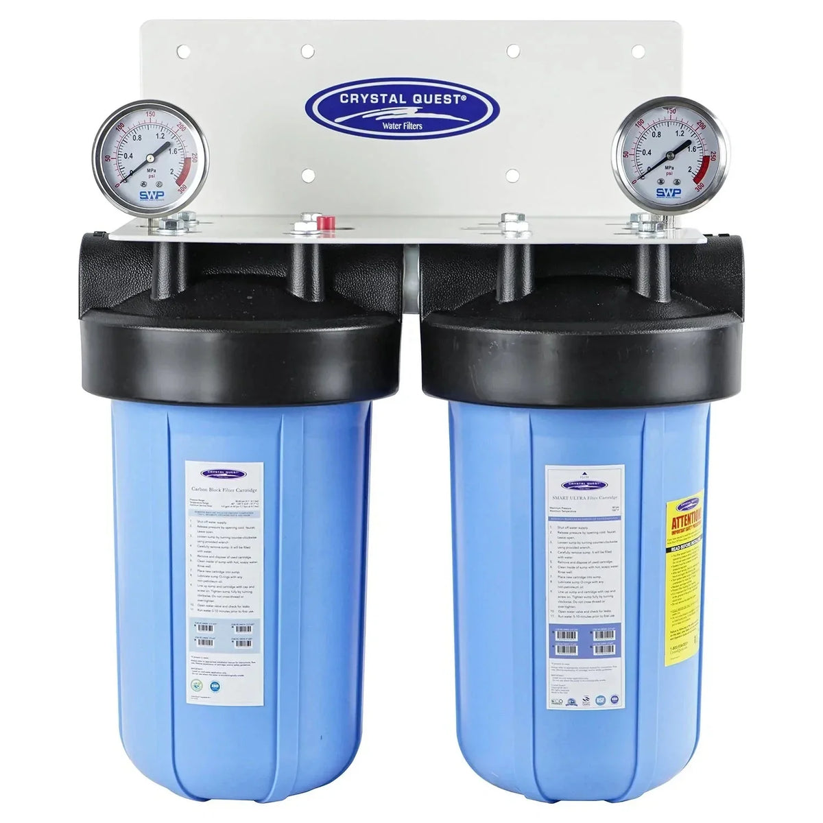 Compact Whole House Water Filter | Metal Removal (2-4 GPM | 1-2 people)