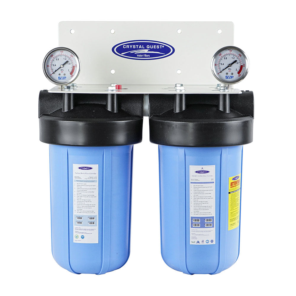Compact Whole House Water Filter, SMART Series (3-6 GPM | 1-2 people)