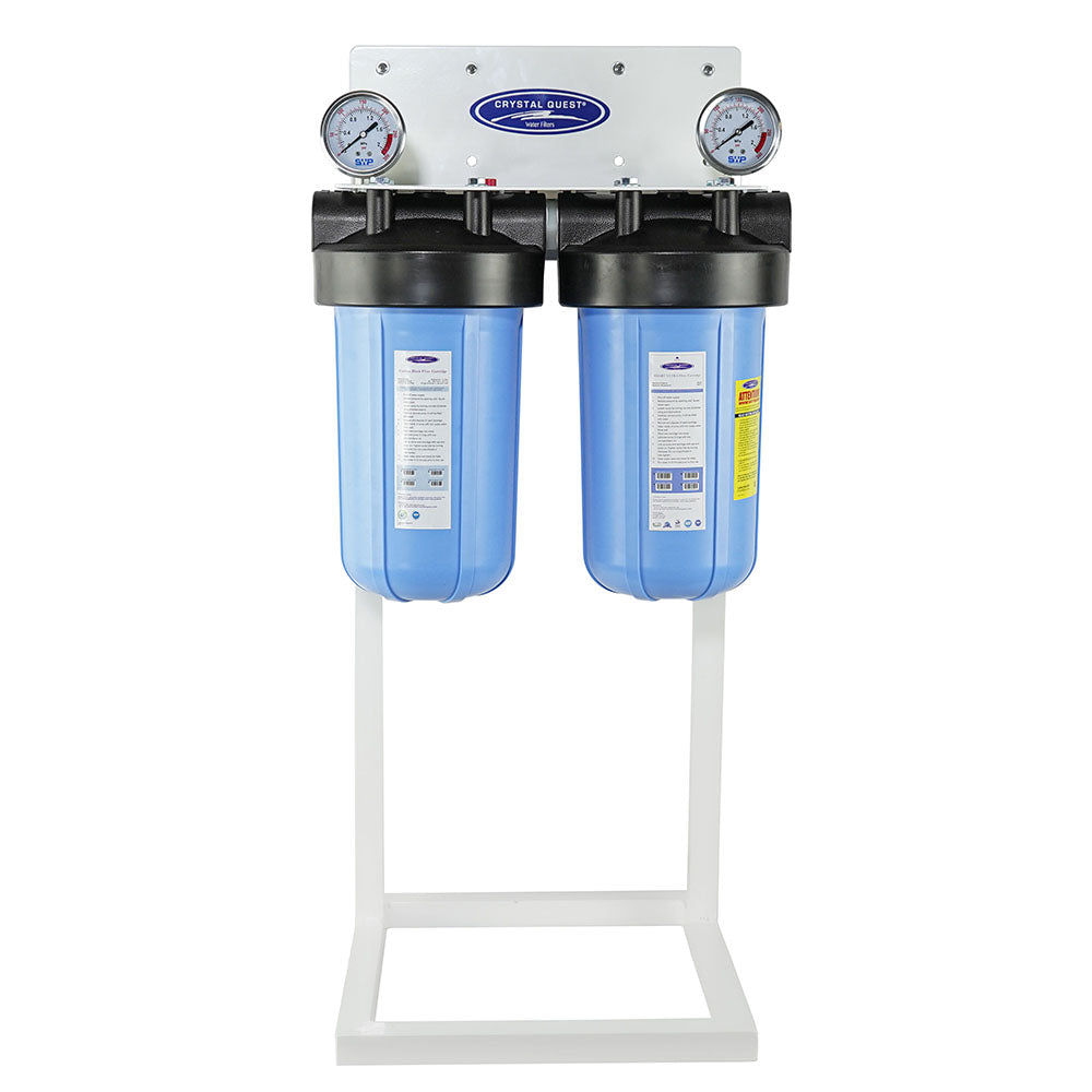 Compact Whole House Water Filter, SMART Series (3-6 GPM | 1-2 people)
