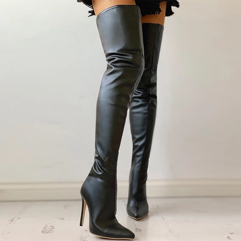 Women's Personality Below The Knee Plus Size Boots