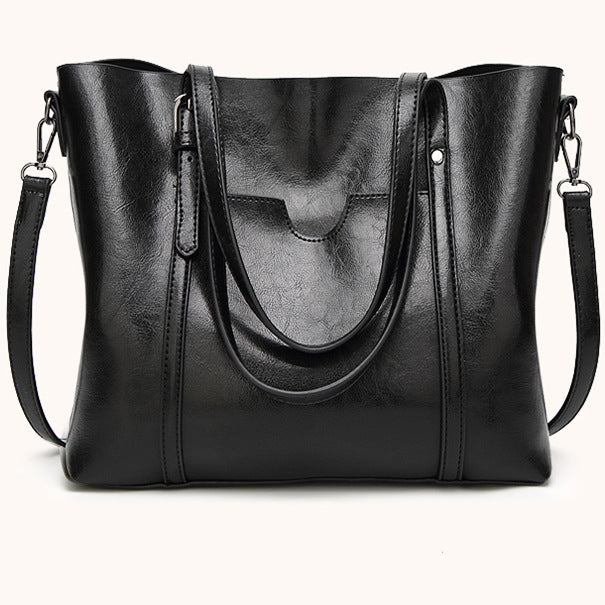 Large-Capacity Soft Slouchy Tote Bag