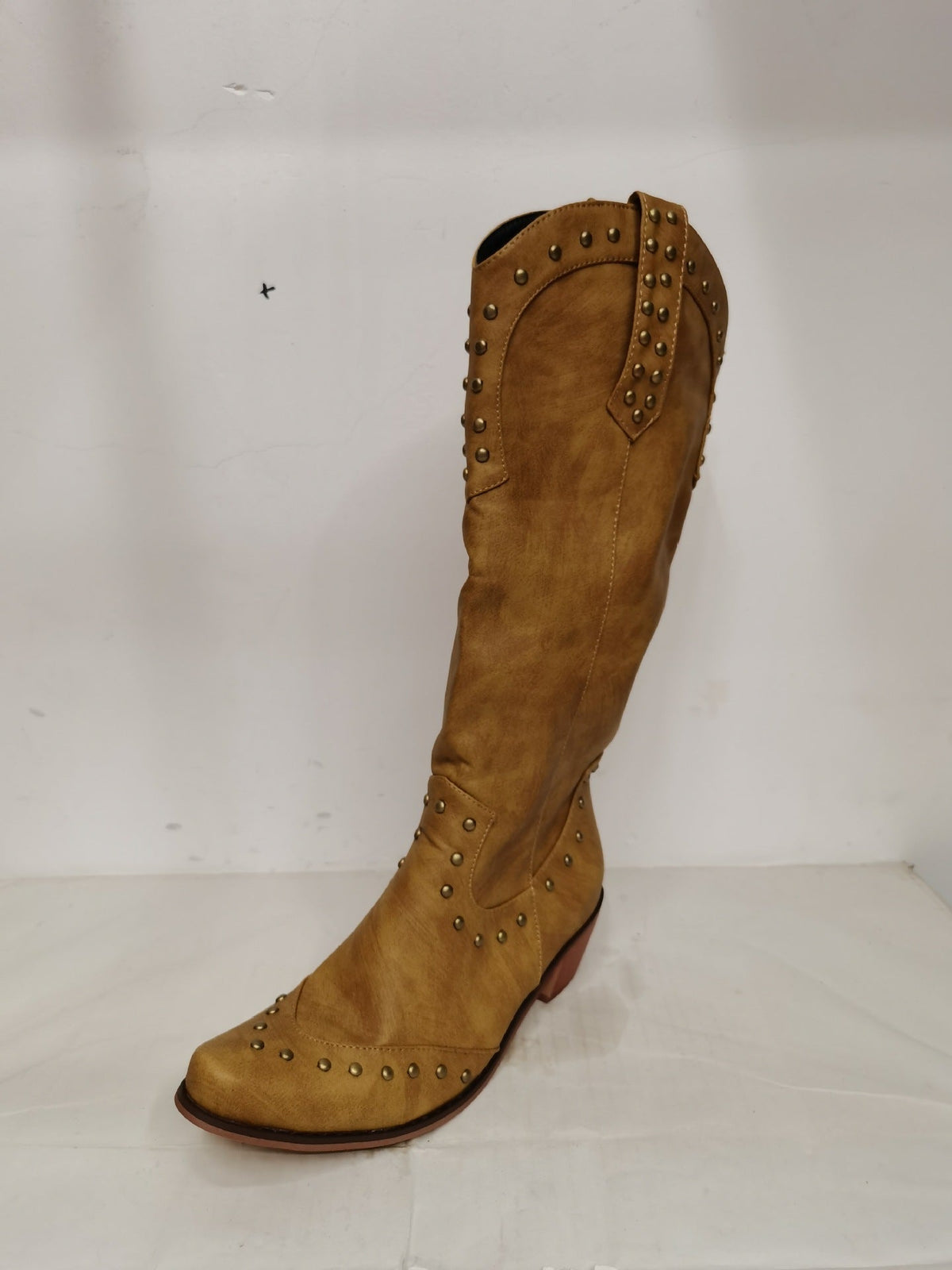 Women's Studded Retro Western Boots