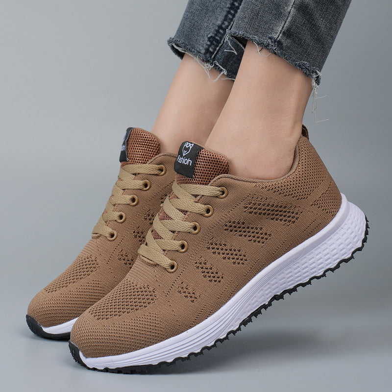 Women's Mesh Lace-Up Sneakers