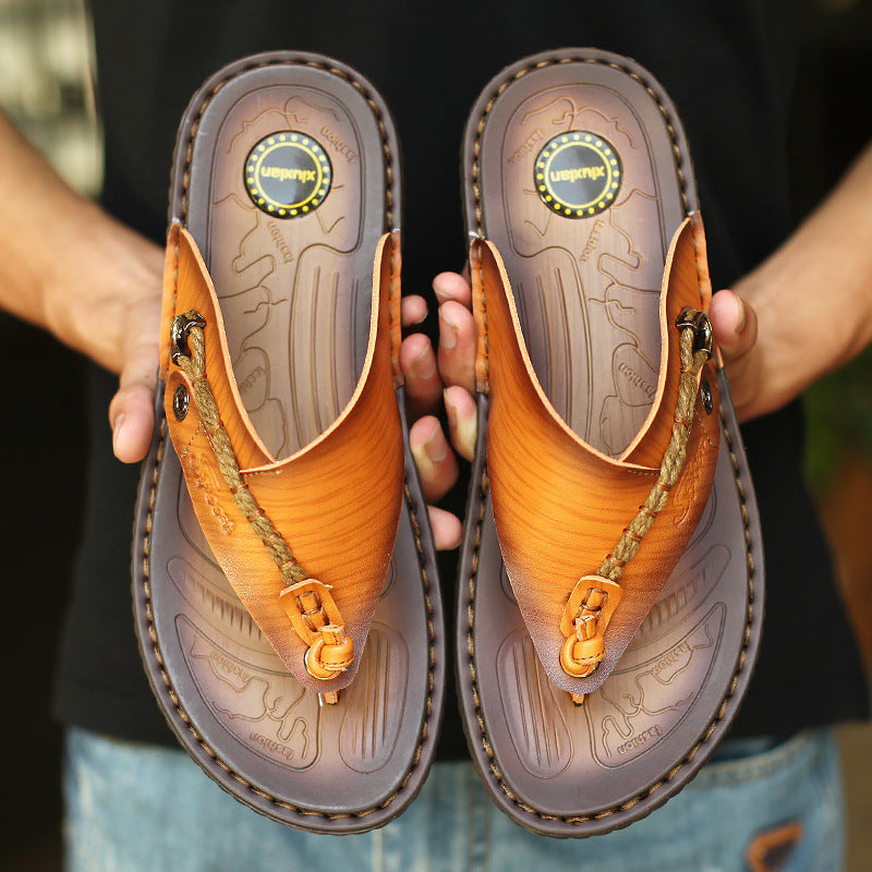Men's Herringbone Outdoor Slippers