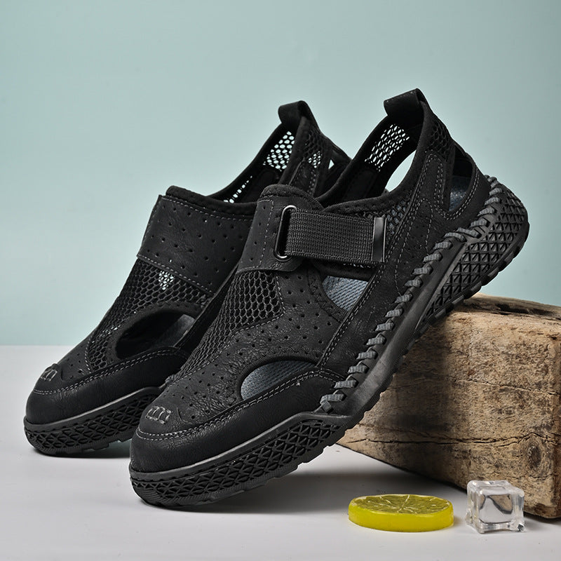 Men's Breathable Closed-Toe Sandals