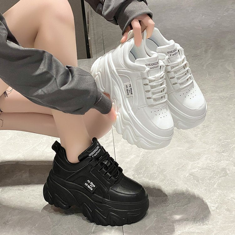 Women's Chunky Platform Dad Heels